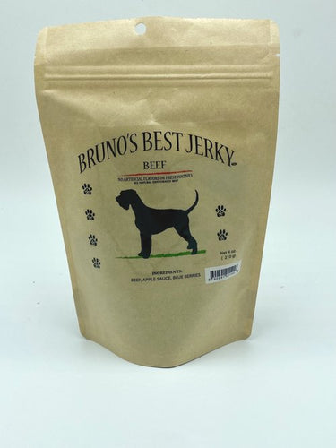 Natural Dog Treats: Bruno’s Best Beef Dog Jerky Treats