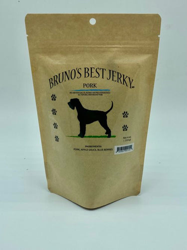 Natural Dog Treats: Bruno’s Best Pork Dog Jerky Treats